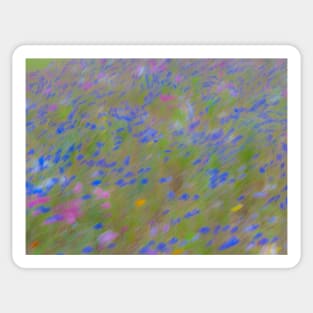 The Flowers, Impressionist Photography Sticker